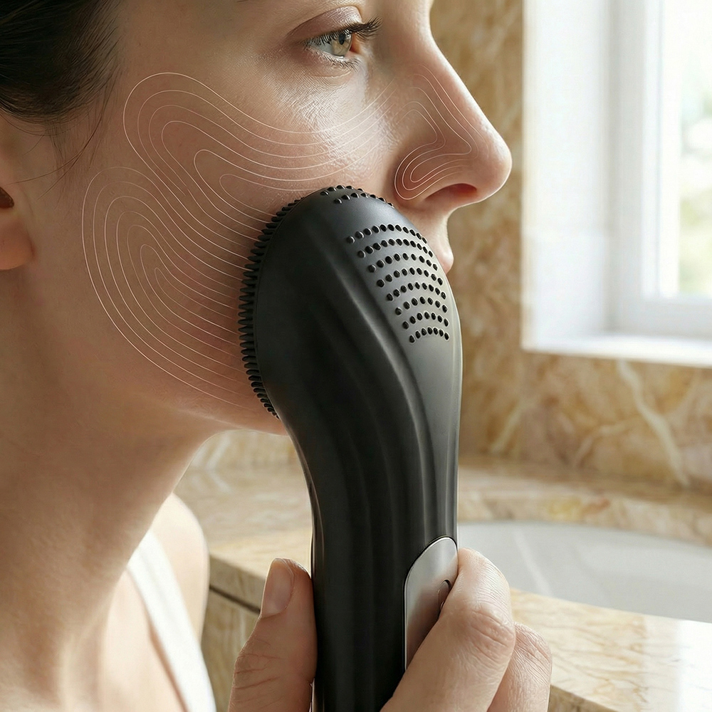 Step 2: Silicone Touchpoints Sweep Gently