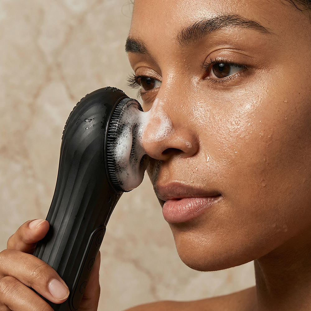 Detail pass: nose + chin